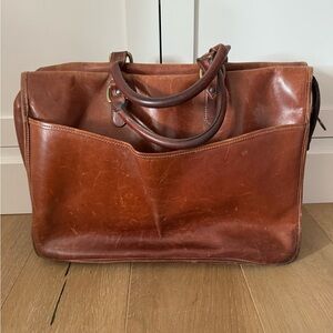 Levenger leather briefcase